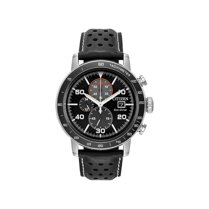 Citizen Mens Black Strap Watch-ca0649-14e