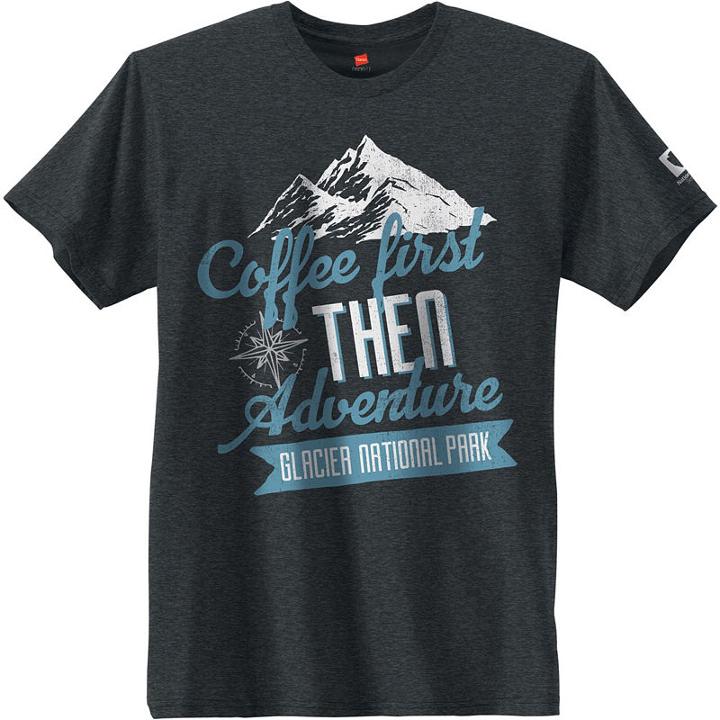 Hanes National Parks Glacier Park Graphic Tee