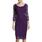 Tiana B 3/4 Sleeve Lace Sheath Dress