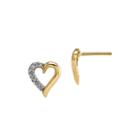 1/10 Ct. T.w. Diamond 14k Yellow Gold Earrings