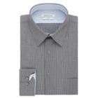Van Heusen Air Long Sleeve Broadcloth Geometric Dress Shirt