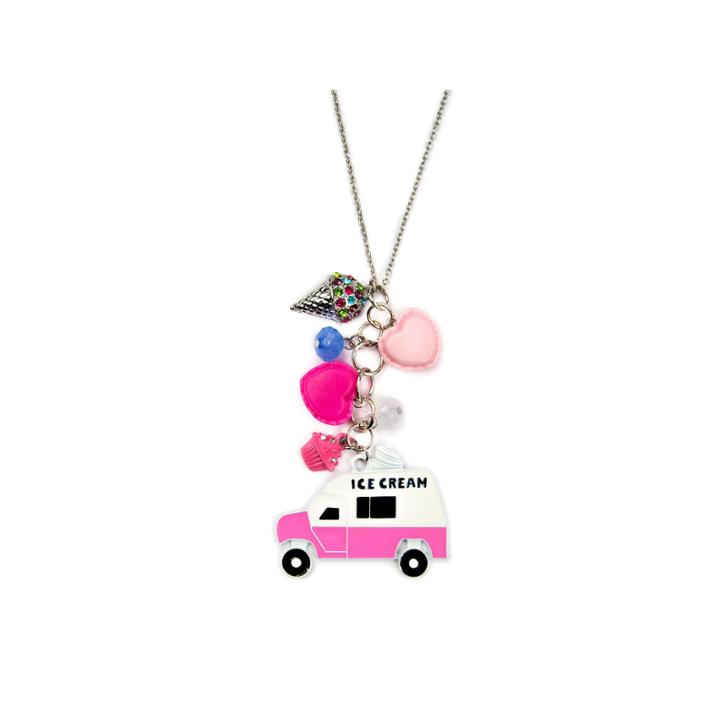 Carole Womens Multi Color Strand Necklace