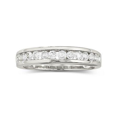 1/2 Ct. T.w. Diamond Band 10k White Gold