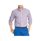 Izod Long Sleeve Essential Tattersal Button Front Shirt