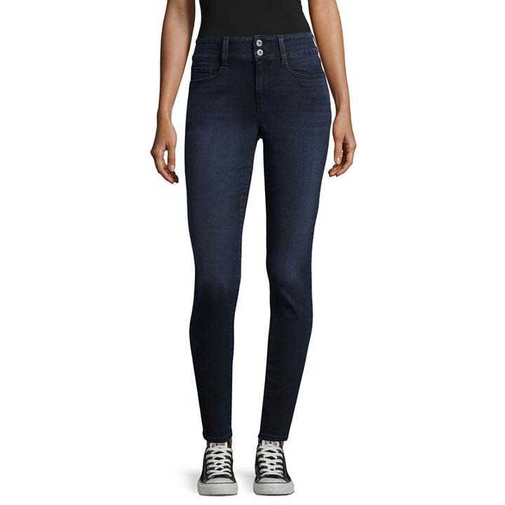Arizona High Rise Skinny Fit Jeggings-juniors
