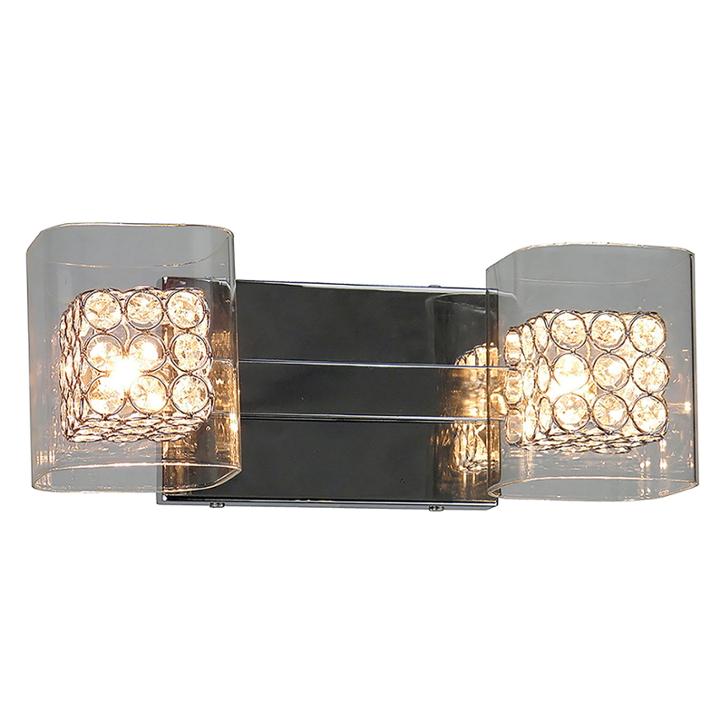 Cynthia 2-light Chrome Bath Vanity