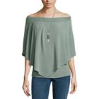 Alyx Smocked Off Shoulder Top