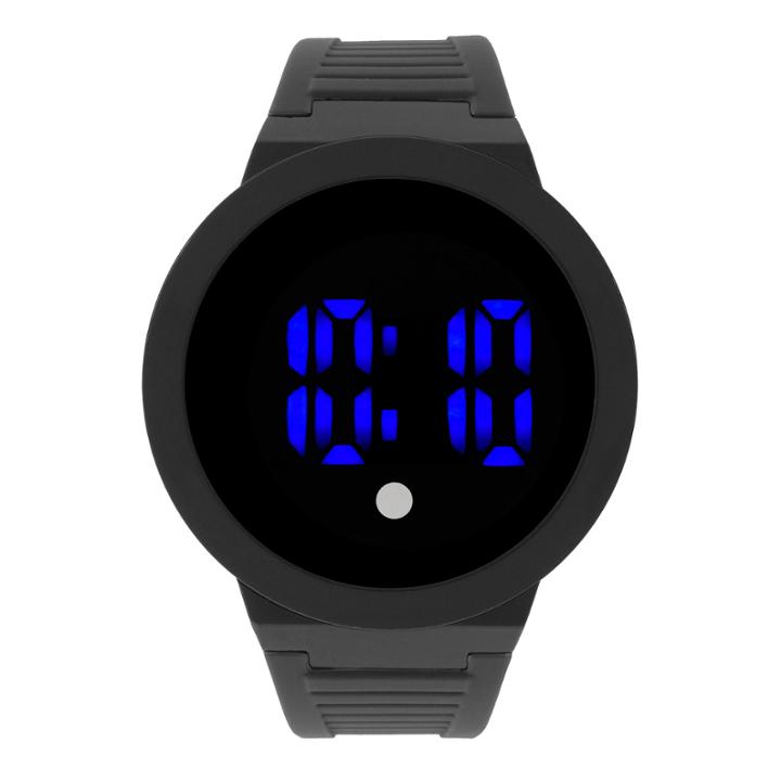 Mens Black Strap Watch-33625
