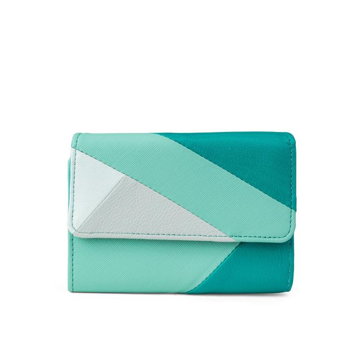 Mundi Amsterdam Patchwork Rfid Blocking Indexer Wallet