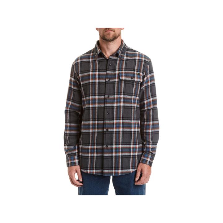 Stanley Pencil Pocket Stall Long Sleeve Flannel Shirt-big And Tall