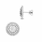 2 Ct. T.w. Genuine White Diamond Drop Earrings