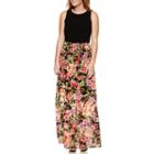Ronni Nicole Sleeveless Floral Maxi Dress