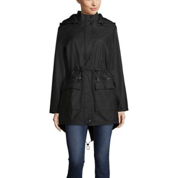 Sebby Hooded Water Repellant Raincoat