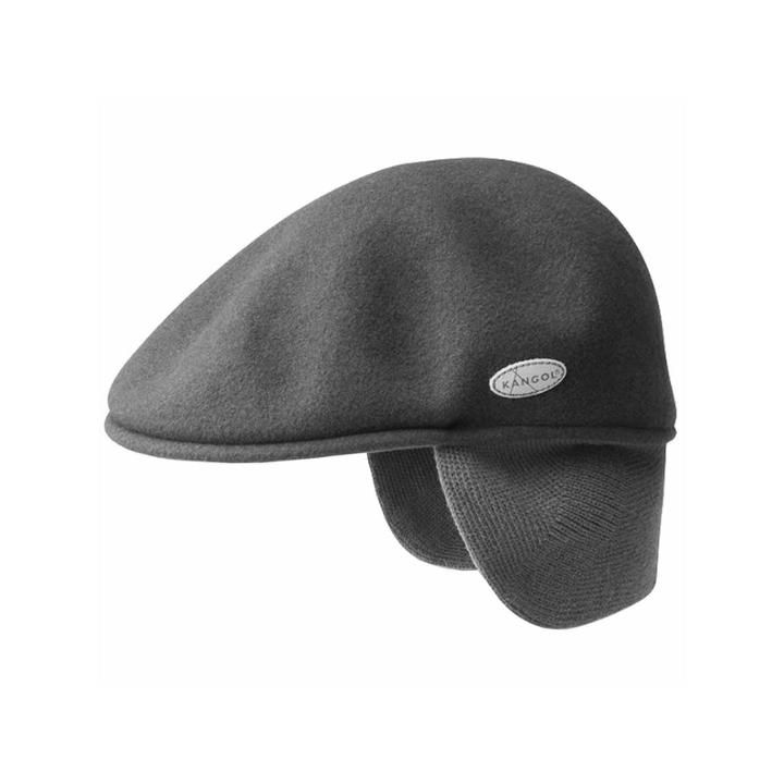 Kangol Wool Ivy Cap With Rib Knit Earflaps