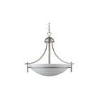 Kelsey 3-light Silver Chandelier