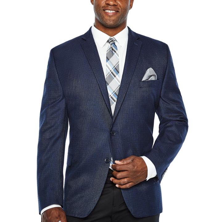 Collection By Michael Strahan Classic Fit Woven Sport Coat - Big And Tall