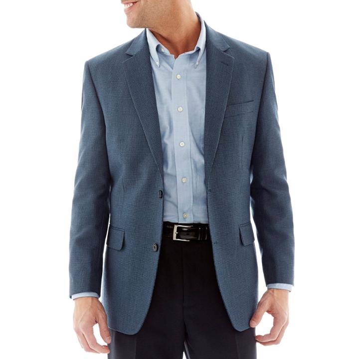 Izod Navy Blue Neat Sport Coat