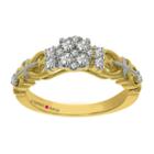 Eterno Amor Womens 1/3 Ct. T.w. Genuine Diamond White Engagement Ring