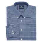 Stafford Stafford Wrinkle Free Oxford Long Sleeve Woven Gingham Dress Shirt