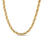 Womens 18k Gold Over Silver Beaded Necklace