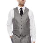 Steve Harvey Black & White Plaid Vest - Classic