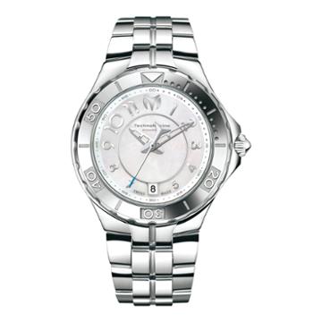 Technomarine Sea Pearl Womens White Mother-of-pearl Silver-tone Watch