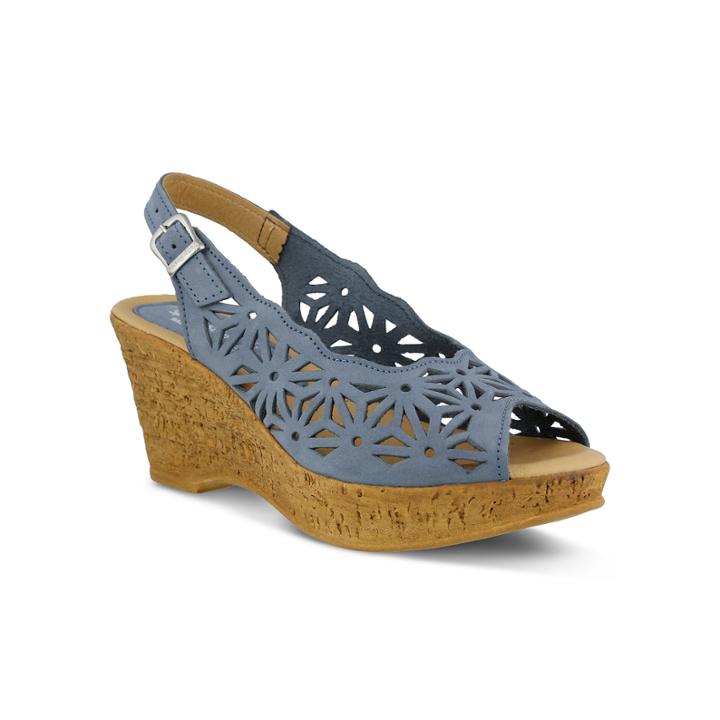 Spring Step Abigail Slingback Wedge Sandals