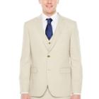 Jf J.ferrar Tan Texture Slim Fit Stretch Suit Jacket