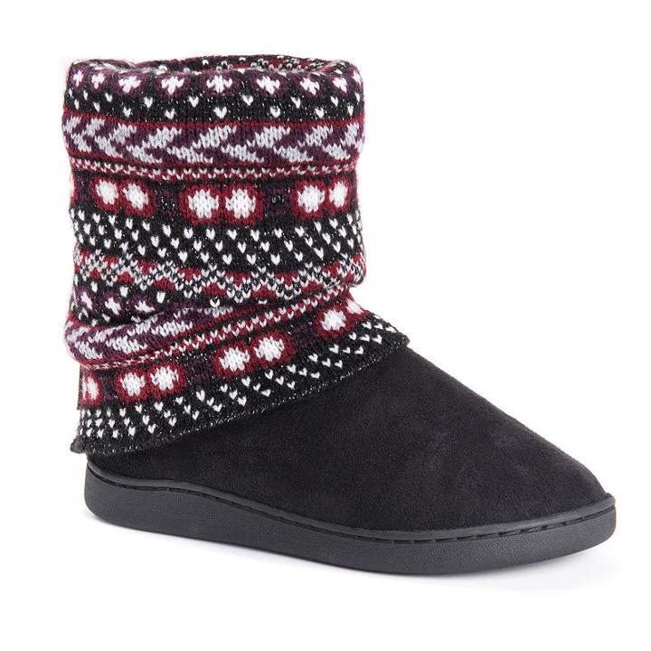 Muk Luks Women's Raquel Bootie Slippers