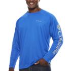 Columbia Long Sleeve Crew Neck T-shirt-big And Tall