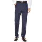 Stafford Crosshatch Flat-front Dress Pants - Classic Fit