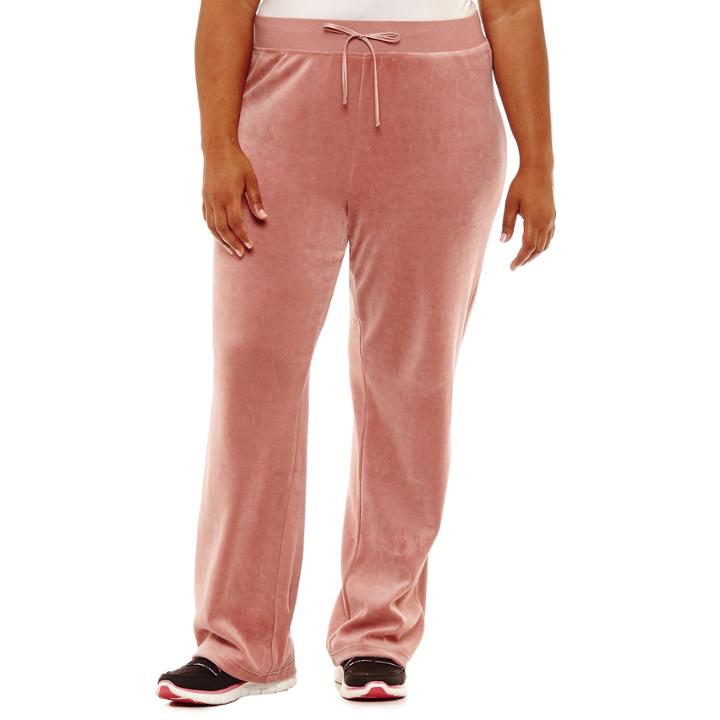St. John's Bay Active Velour Track Pants-plus