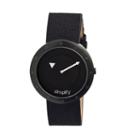 Simplify Unisex The 2200 Black Leather-band Watch Sim2206