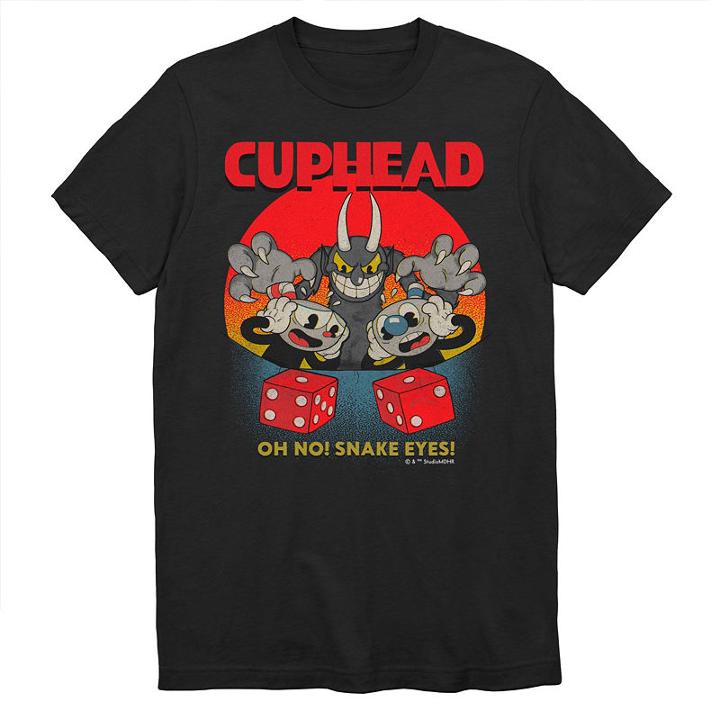 Cuphead Snake Eyes Graphic Tee