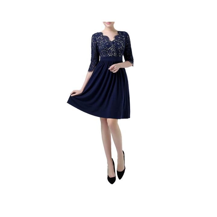 Phistic Adela Elbow Sleeve Fit & Flare Dress-plus