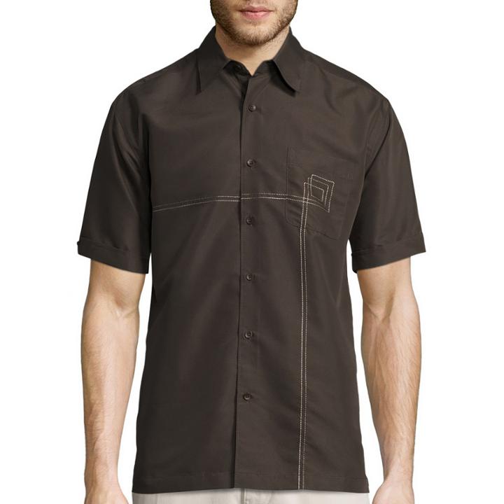 Havanera Linen Cotton Embroidered Shirt