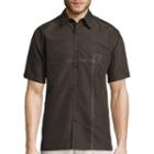 Havanera Linen Cotton Embroidered Shirt