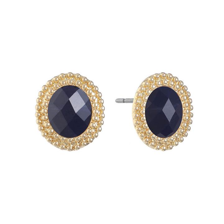 Monet Jewelry Blue 22mm Stud Earrings