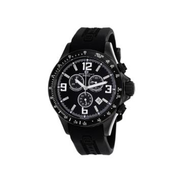 Oceanaut Baltica Mens Black Rubber Strap Watch