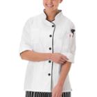White Swan Womens Long Sleeve Chef Coat