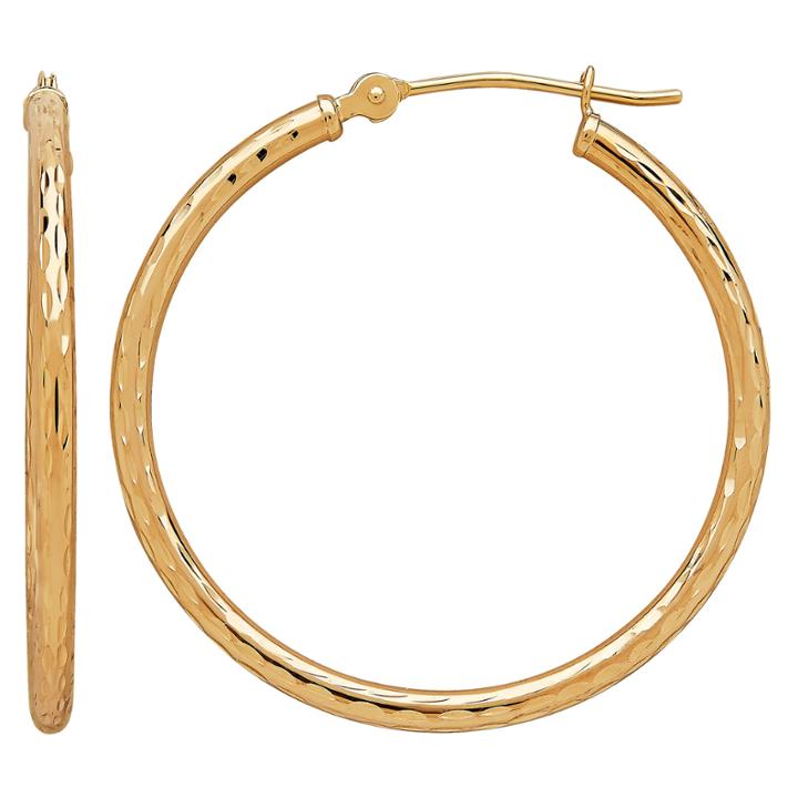 Limited Quantities! 10k Gold Hoop Earrings