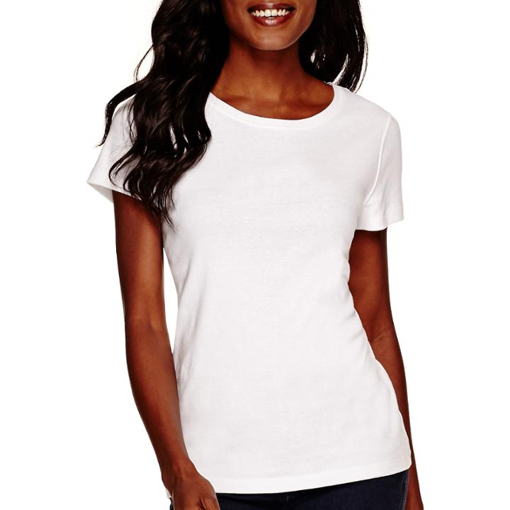 St. John's Bay Short-sleeve Crew T-shirt - Tall