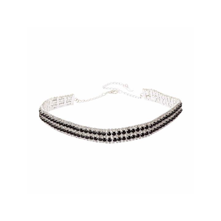 Natasha Accessories Womens Multi Color Choker Necklace