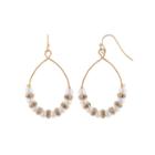 Decree Gold-tone Teardrop Earrings
