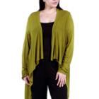 24/7 Comfort Apparel High-low Shrug Cardigan Plus