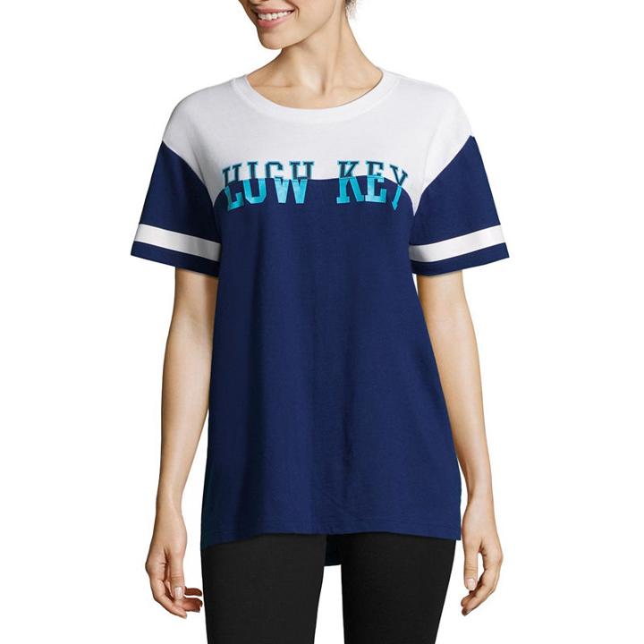 Flirtitude Low Key Oversized Tee - Juniors