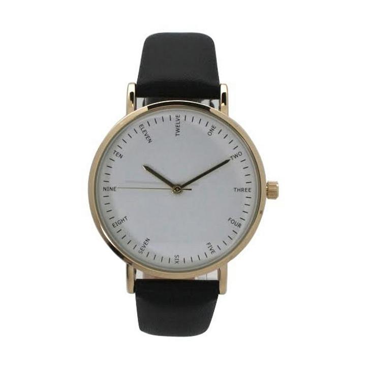 Olivia Pratt Womens Black Strap Watch-a917913black