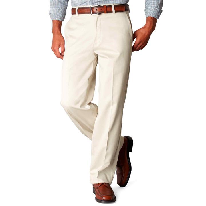 Dockers D4 Signature Relaxed-fit Flat-front Khaki Pants