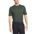 Van Heusen Short Sleeve Two Tone Slub Crew T-shirt
