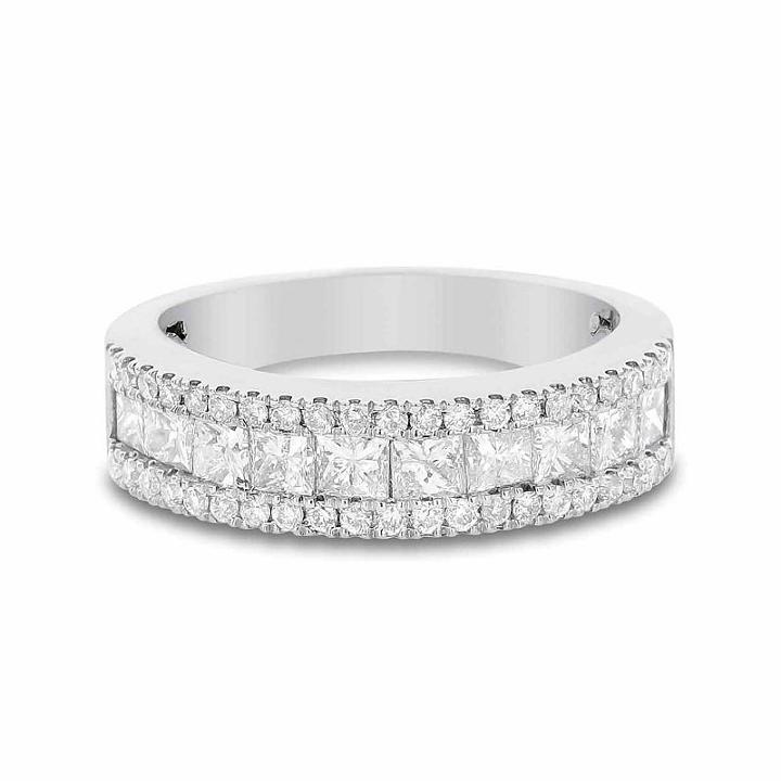 Limited Quantites Womens 1 1/2 Ct. T.w. White Diamond 14k Gold Band